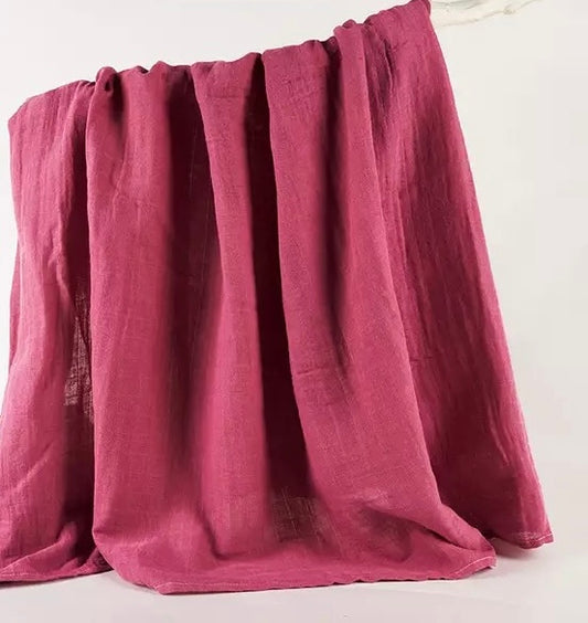 Rose 100% Muslin Cotton Swaddle