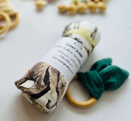 Safari Bamboo Cotton Swaddle