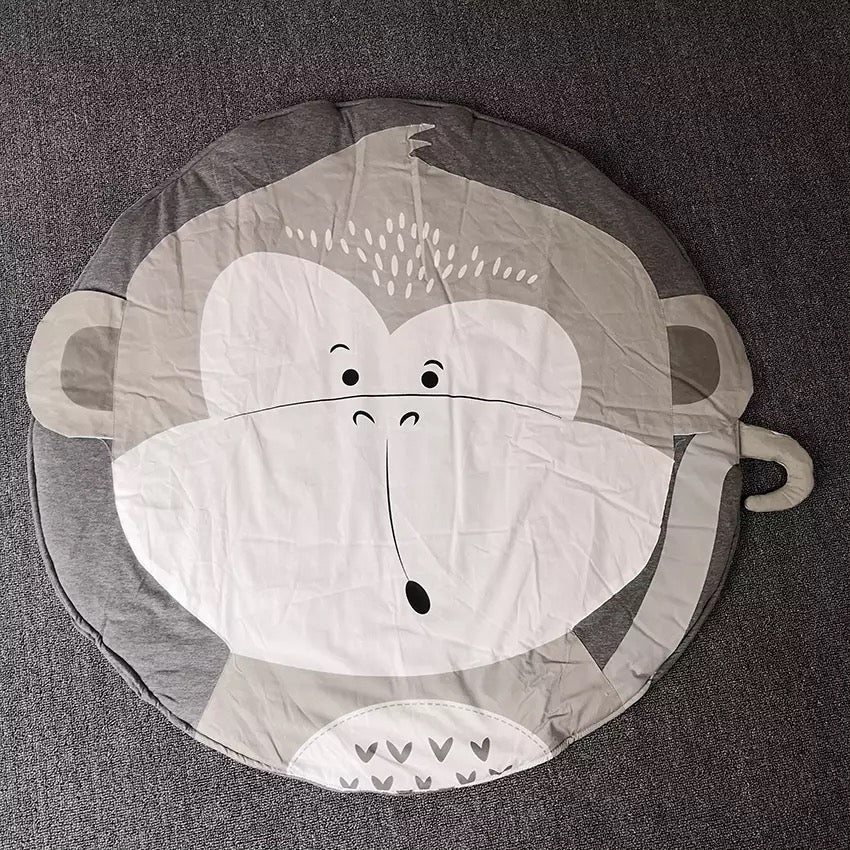 Cotton Round Animal Themed Play Mats