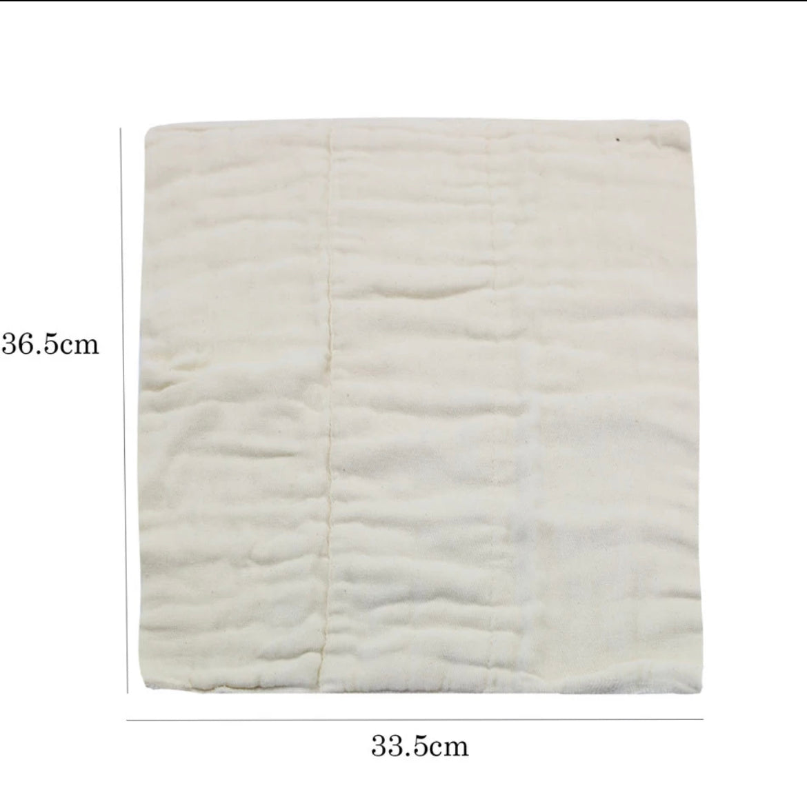 Muslin Cotton Prefold Insert