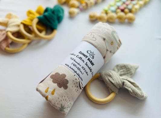 Solar System Bamboo Cotton Swaddle