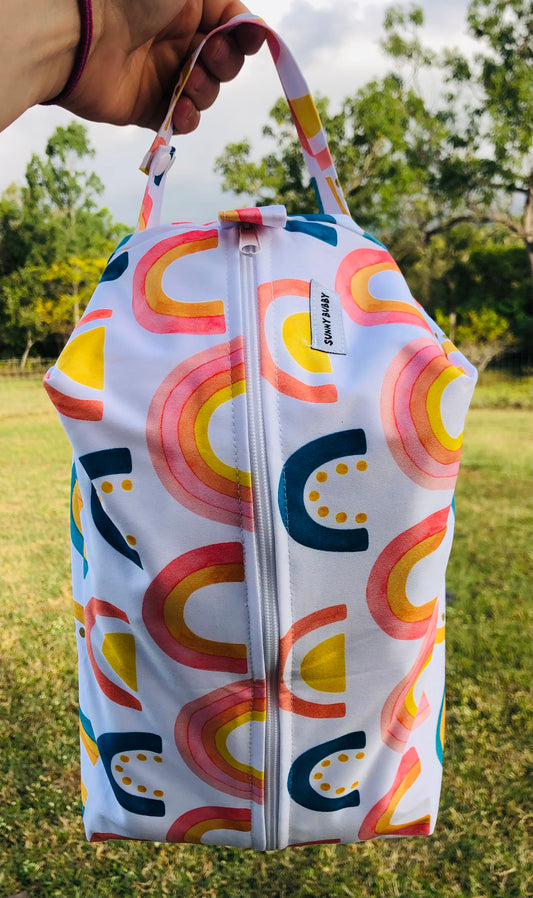 Rainbows Nappy Wet Bag POD
