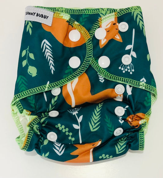 Foxy Business Bamboo Cotton Newborn All in One MCN