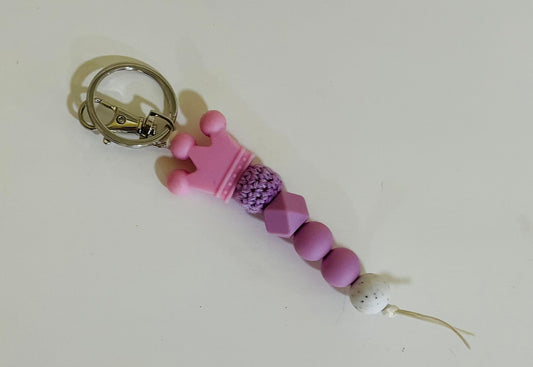 Handmade Silicone Tiara/Crown Key Chains