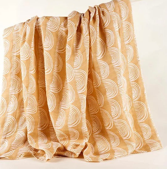 Earthy Rainbows 100% Muslin Cotton Swaddle