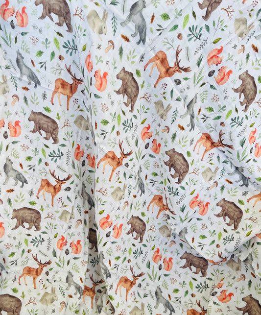 Deer Bear Bamboo Cotton Swaddle