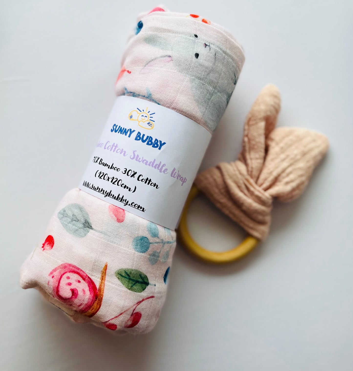 A Snails Life Bamboo Cotton Swaddle