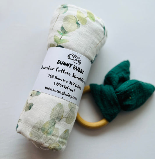 Eucalyptus Bamboo Cotton Swaddle