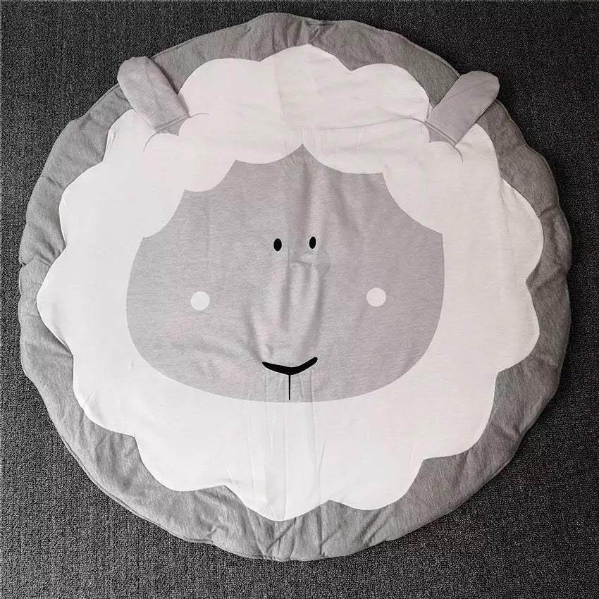Cotton Round Animal Themed Play Mats