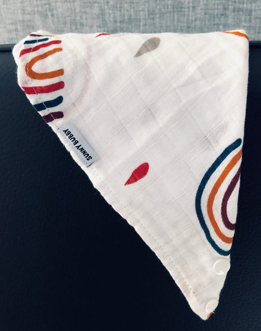 Rainbows Bandana Bib/Neck Sun Cover