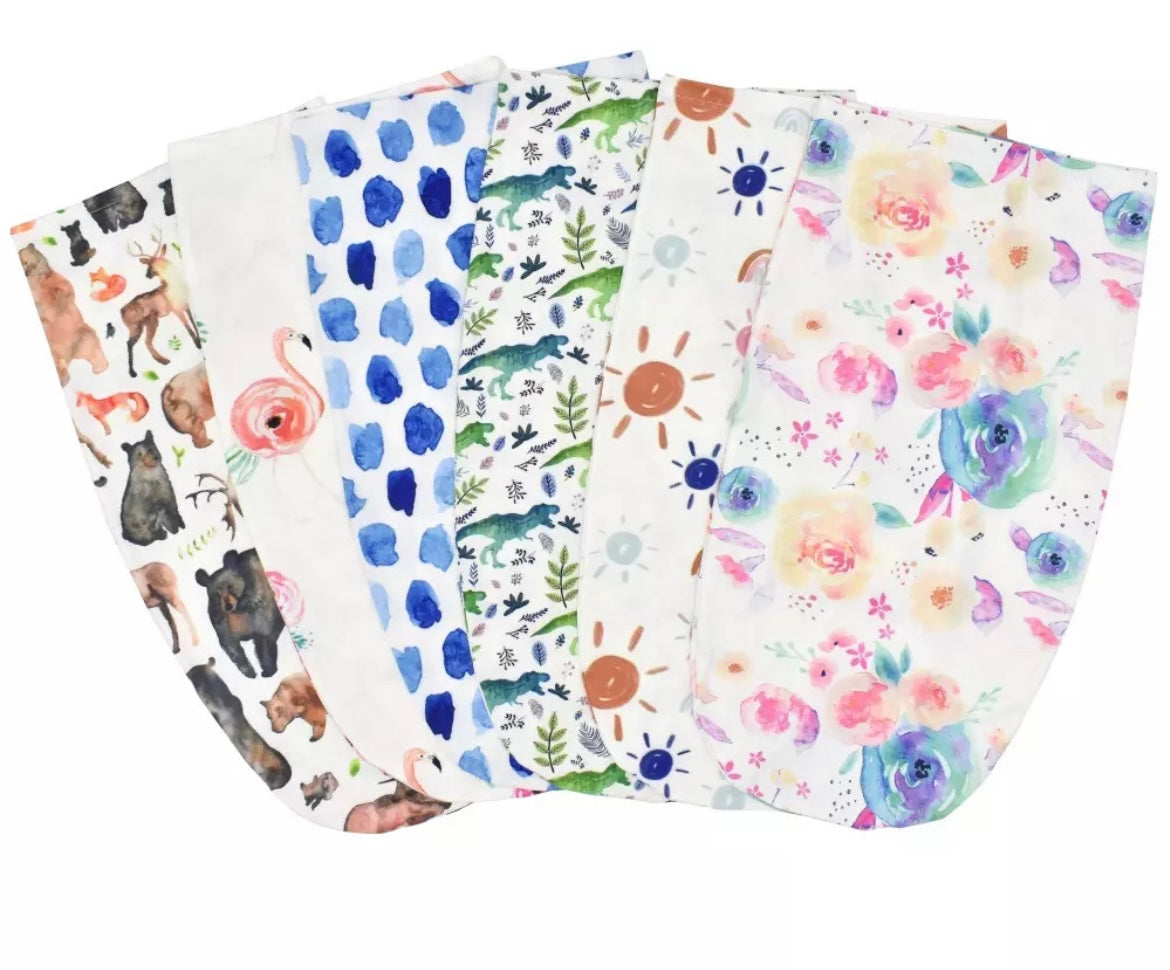 Newborn Lightweight Swaddle & Cap