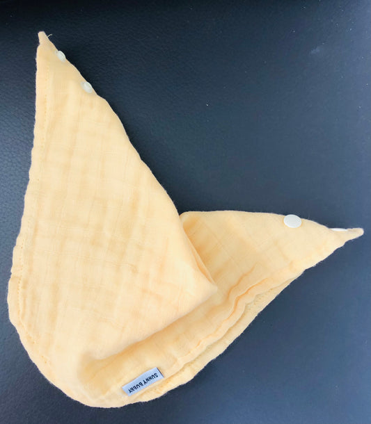 Sunny Yellow Bandana Bib/Neck Sun Cover