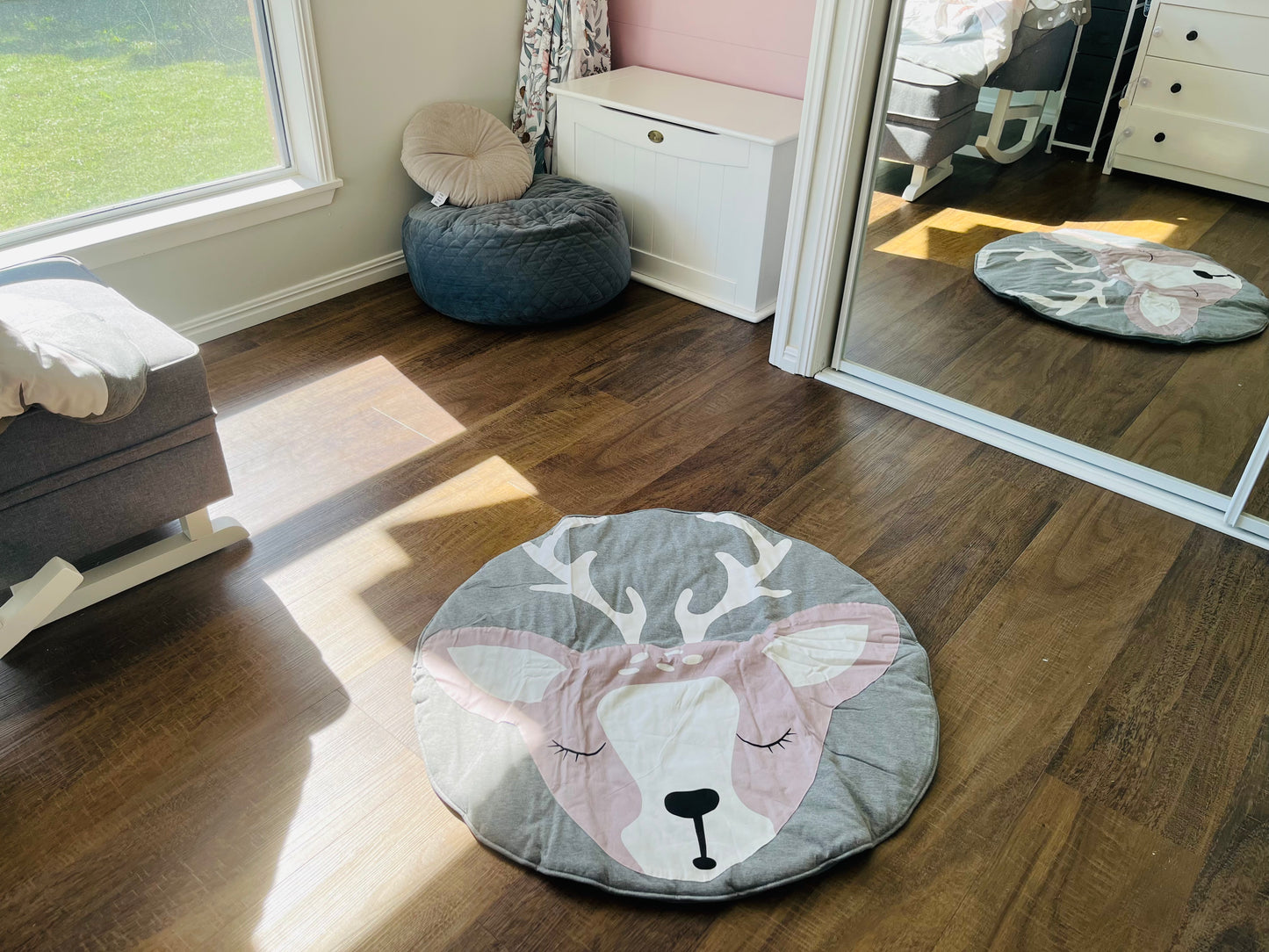 Cotton Round Animal Themed Play Mats
