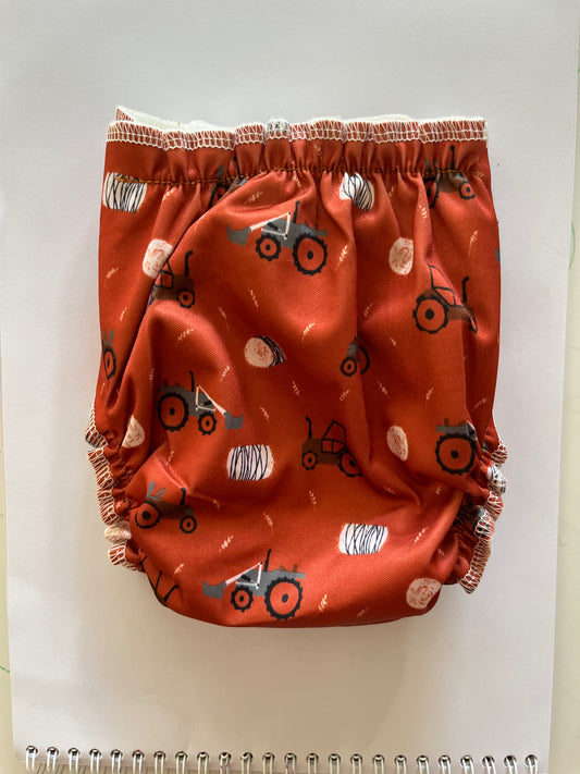 Tractor Time Bamboo Cotton Newborn All in One MCN