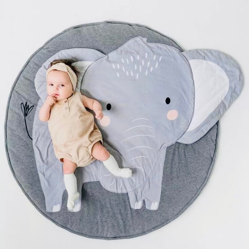 Cotton Round Animal Themed Play Mats
