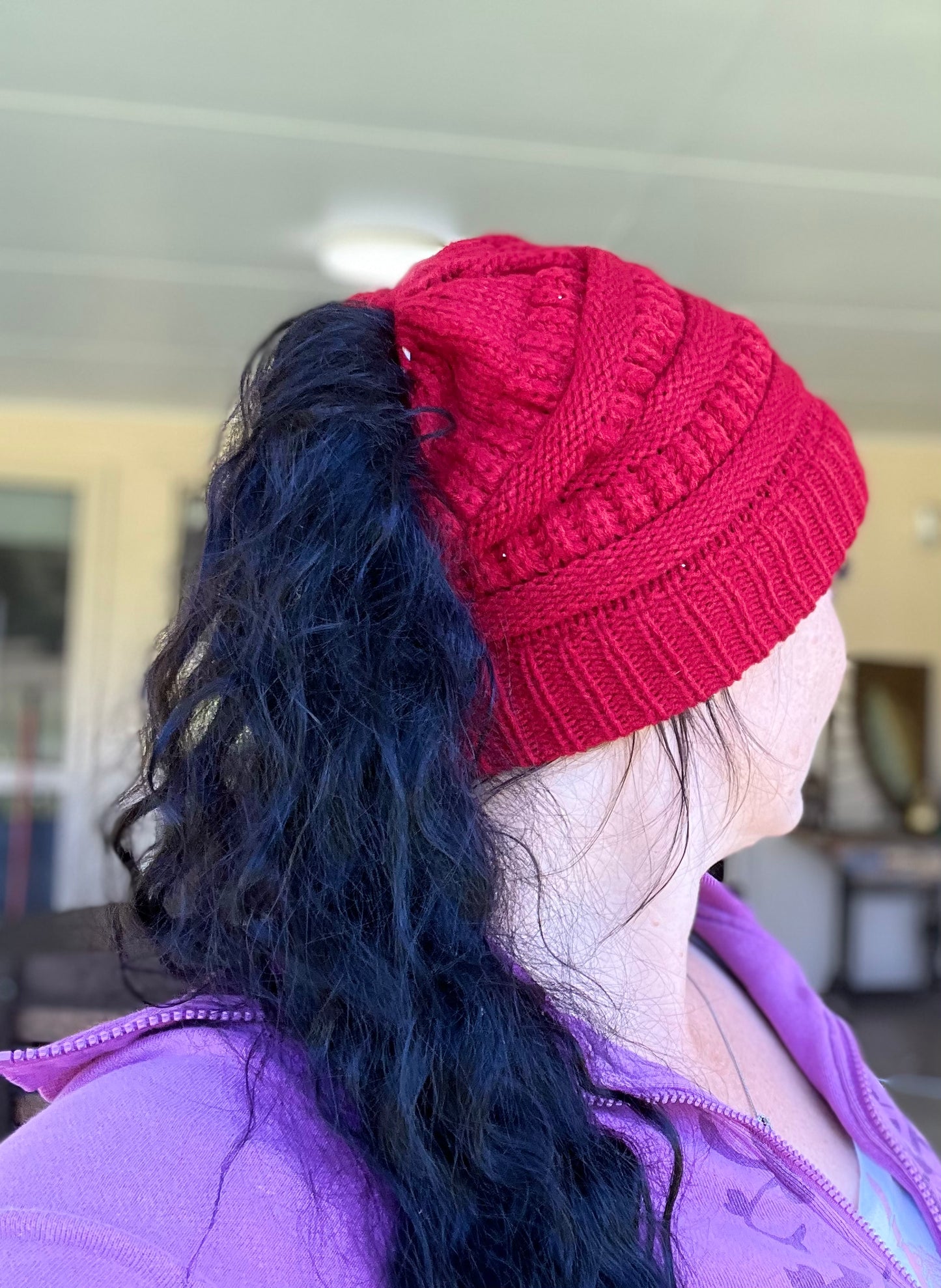 ❄️Adult Ponytail Beanie❄️