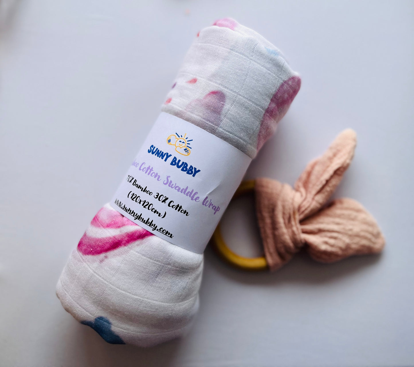 Hot Air Balloons Bamboo Cotton Swaddle