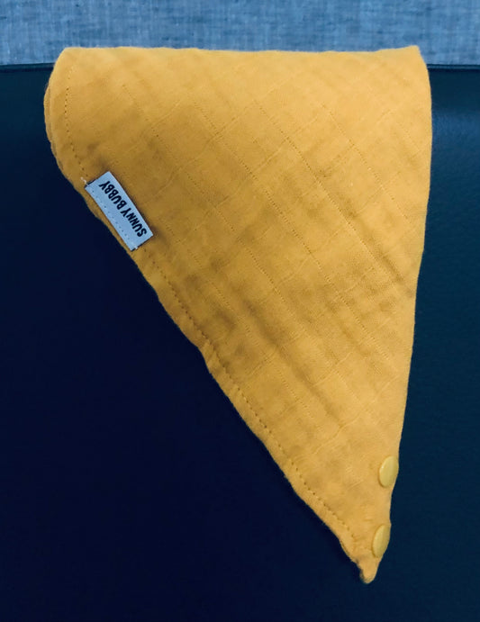 Mustard Bandana Bib/Neck Sun Cover