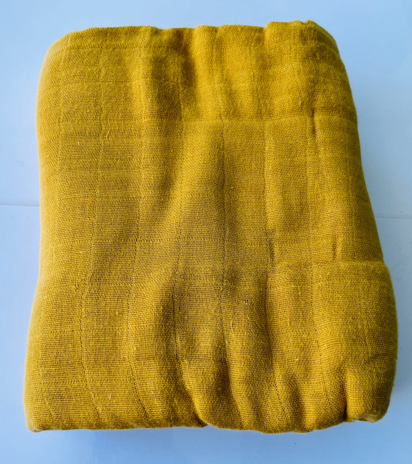 Mustard 100% Muslin Cotton Swaddle