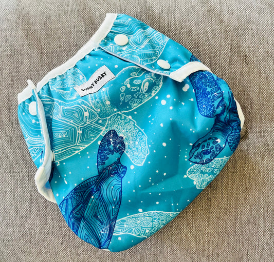 Turtles Reusable Swim Nappy