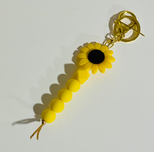 Handmade Sunny Sunflower Key Chains