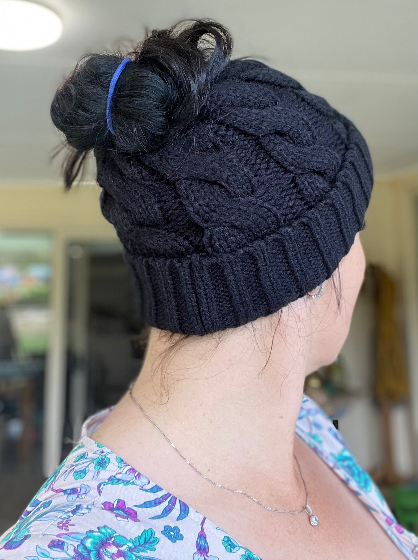 Classic Style Adult Ponytail Beanie