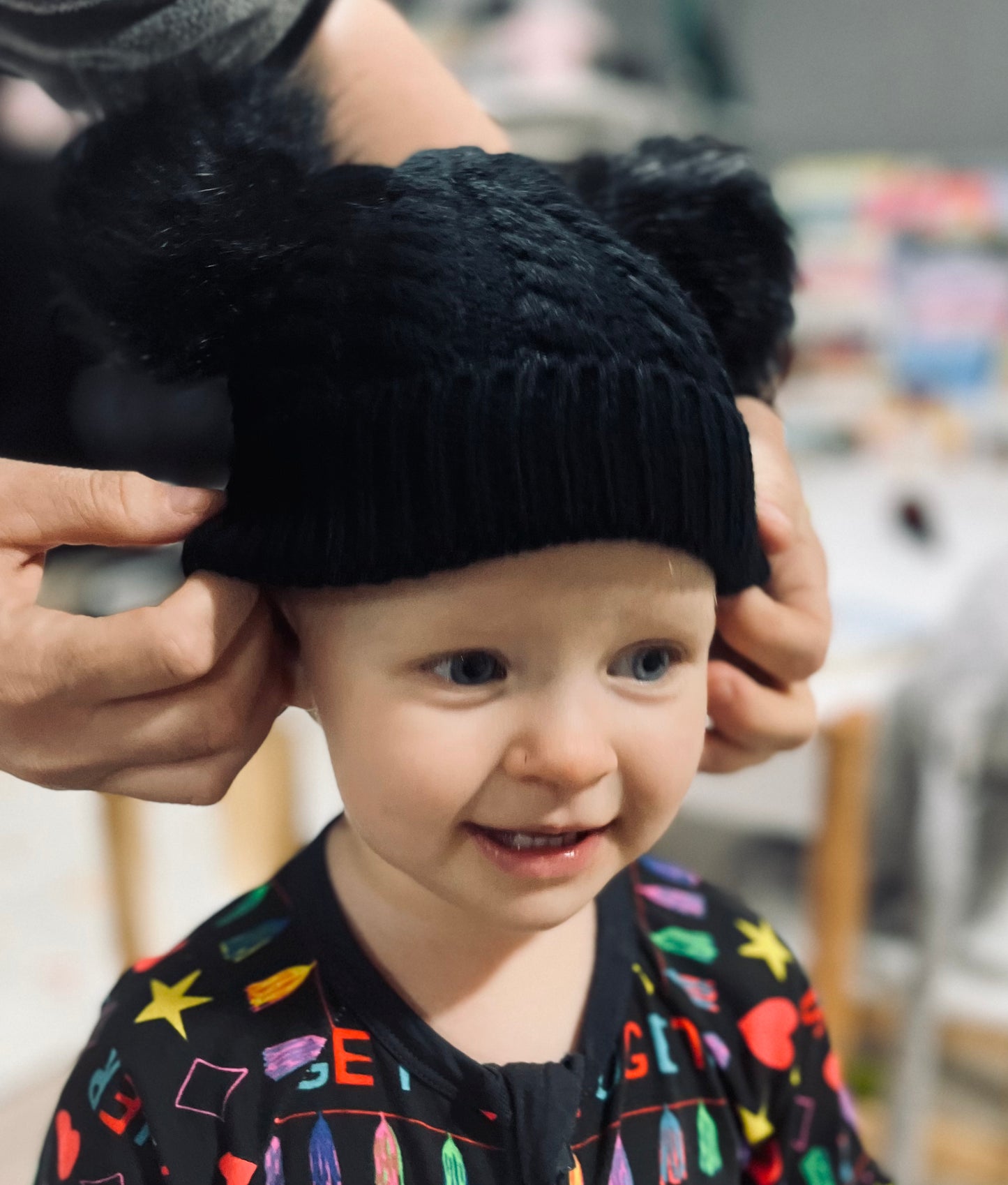 Baby to Toddler PomPom Beanie