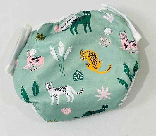 Leopards Reusable Swim Nappy