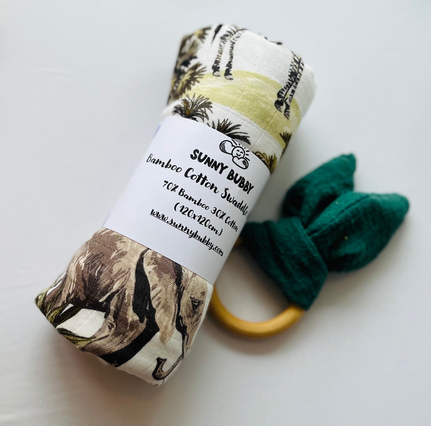 Safari Bamboo Cotton Swaddle