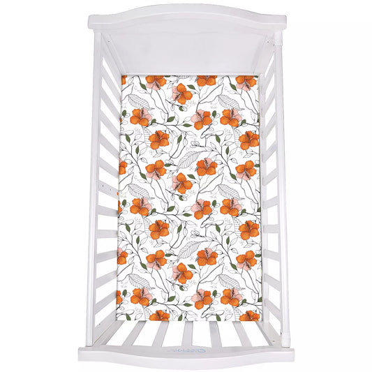 100% Muslin Cotton Fitted Cot Sheet
