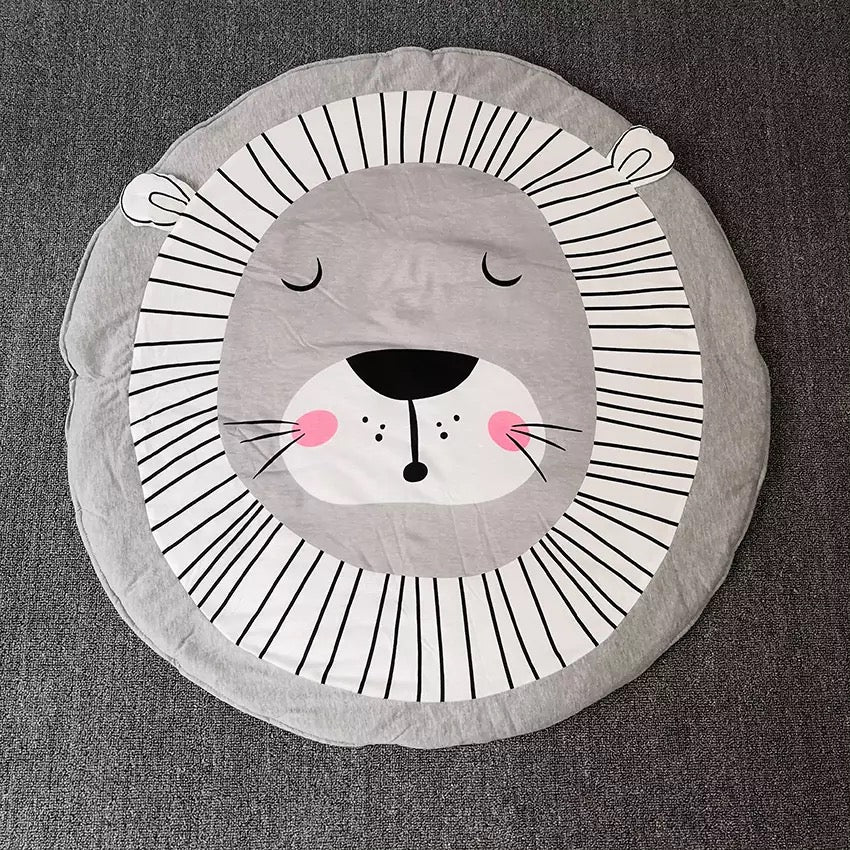 Cotton Round Animal Themed Play Mats