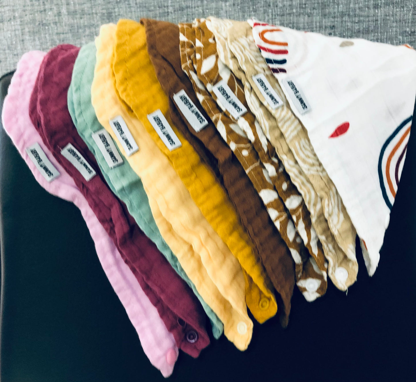 Mint Green Bandana Bib/Neck Sun Cover