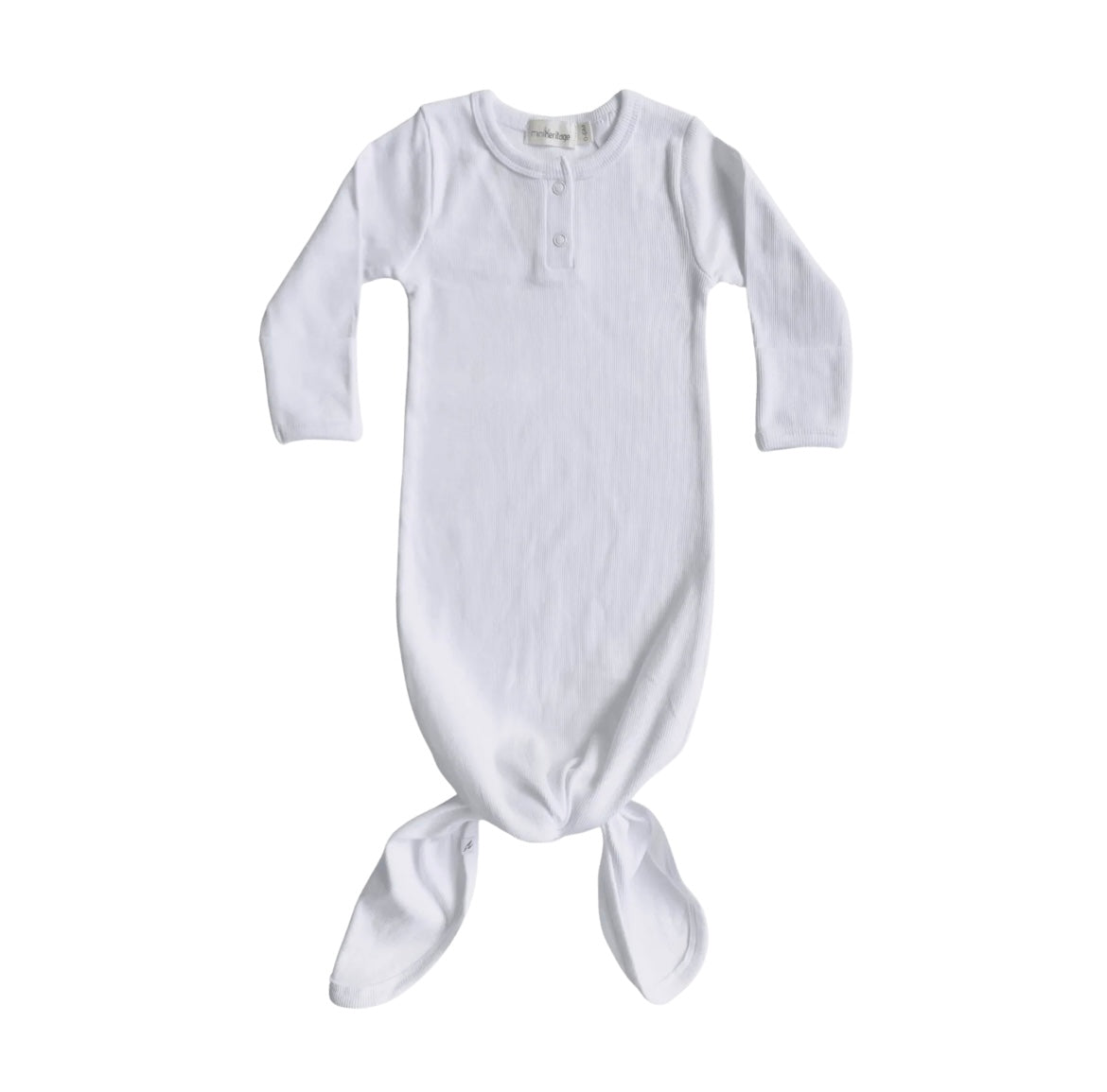 Milk Organic Cotton Ribbed Gown