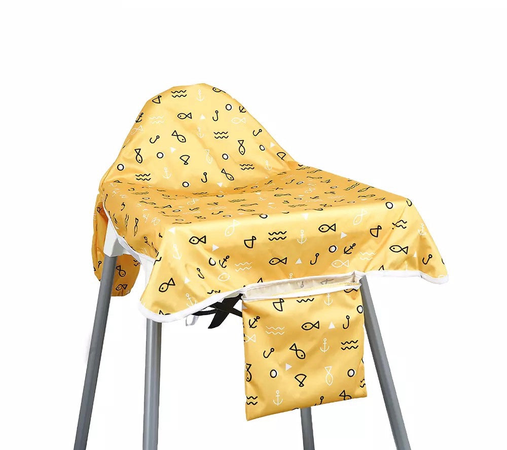 High chair/Smock Coverall Bib