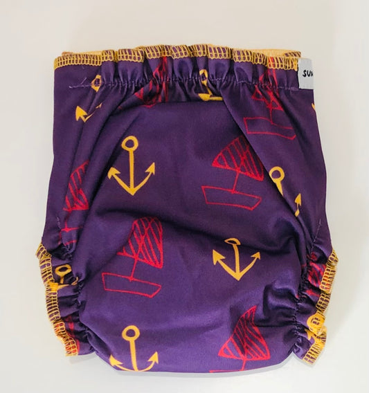Boats & Anchors Bamboo Cotton Newborn All in One MCN