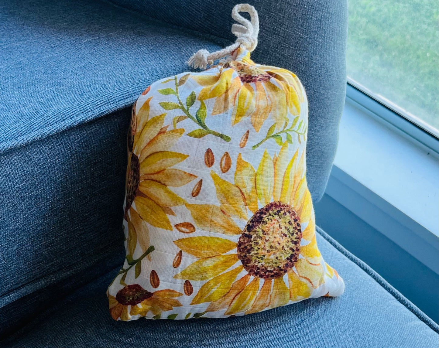 Sunflowers Bamboo & Organic Cotton Fitted Cot Sheet