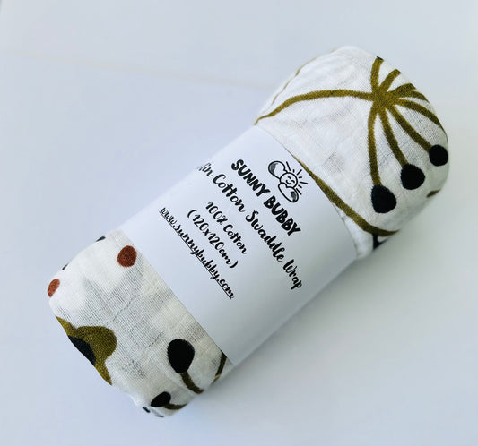 Autumn 100% Muslin Cotton Swaddle