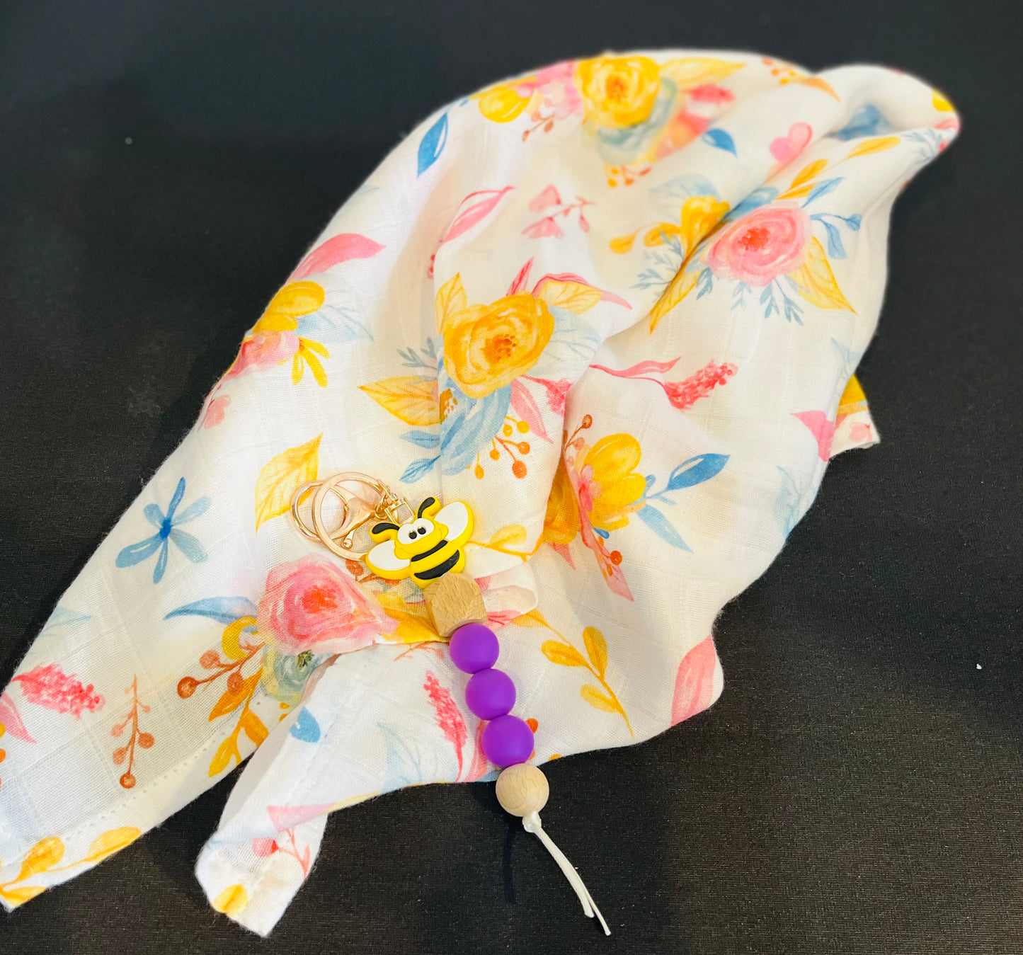 Yellow Roses Bamboo Cotton Cloth