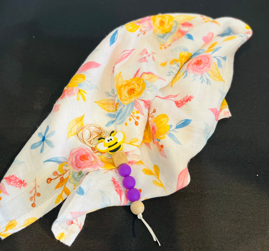 Yellow Roses Bamboo Cotton Cloth