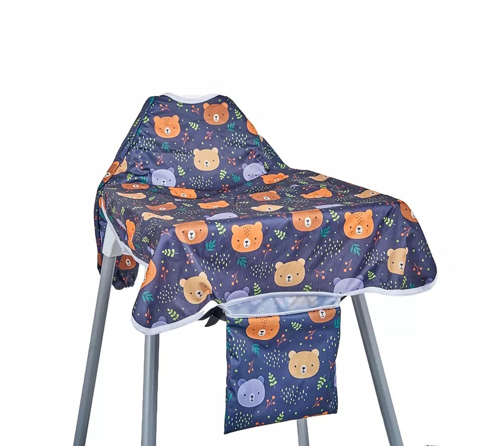 High chair/Smock Coverall Bib