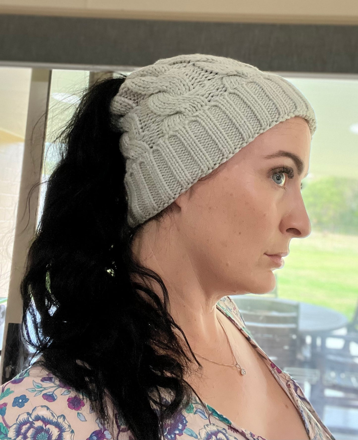 Classic Style Adult Ponytail Beanie