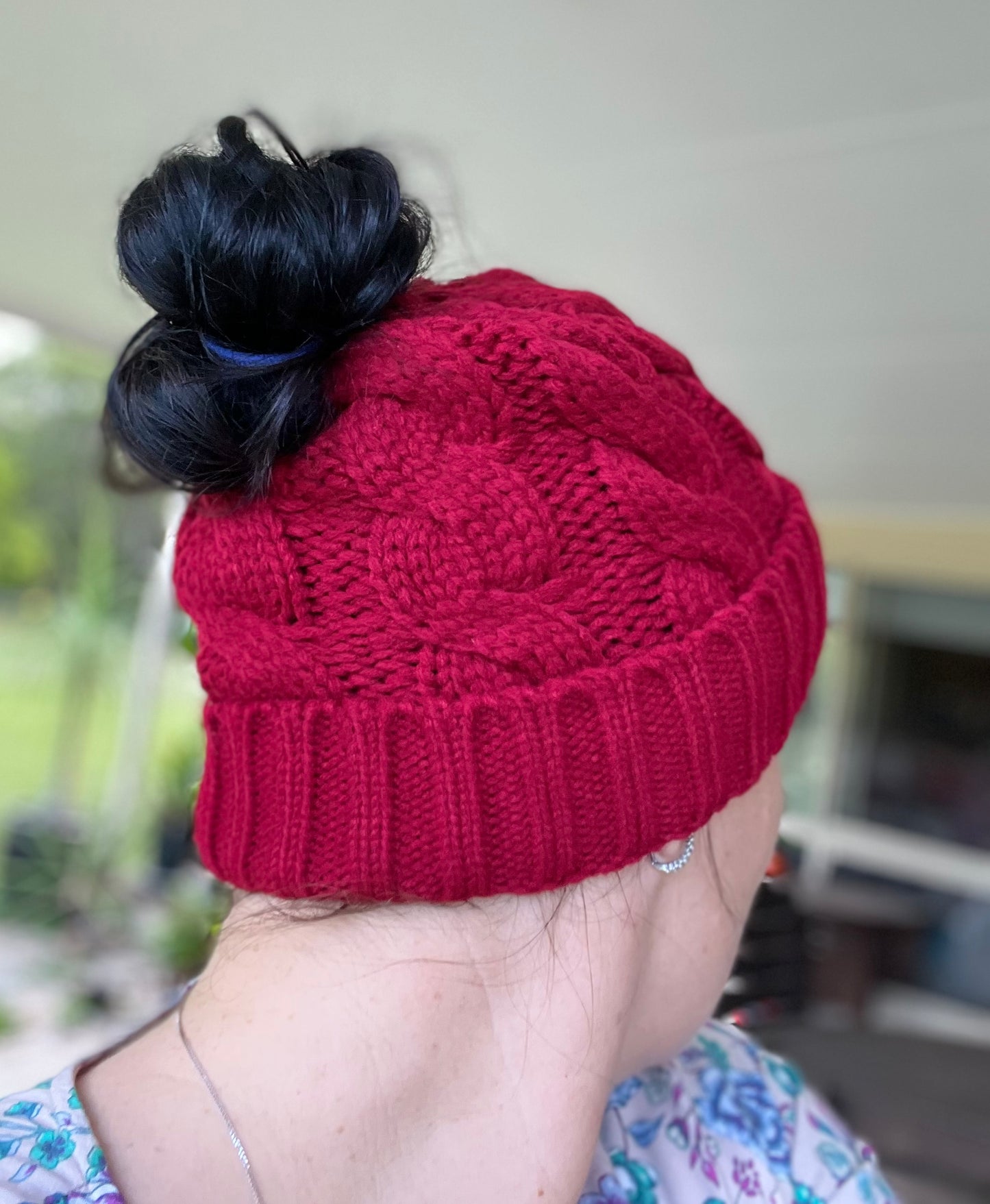 Classic Style Adult Ponytail Beanie