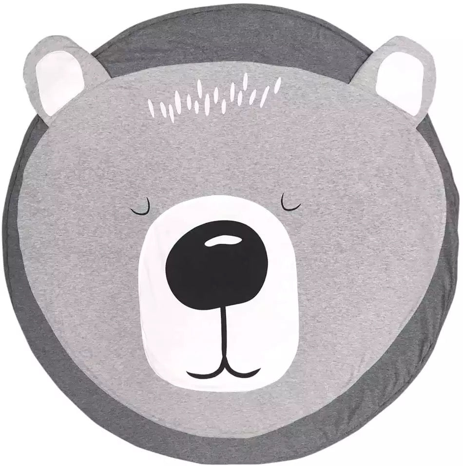 Cotton Round Animal Themed Play Mats