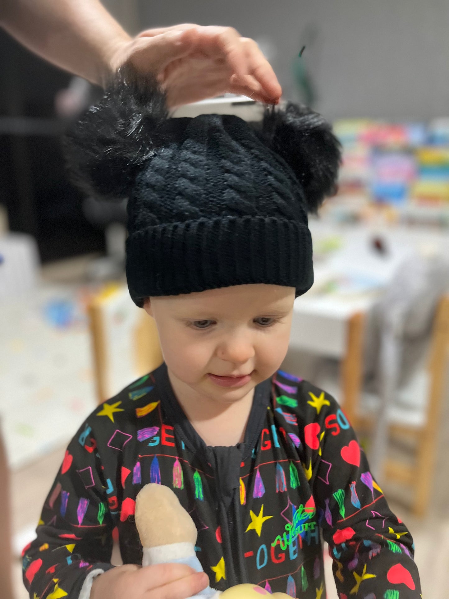 Baby to Toddler PomPom Beanie