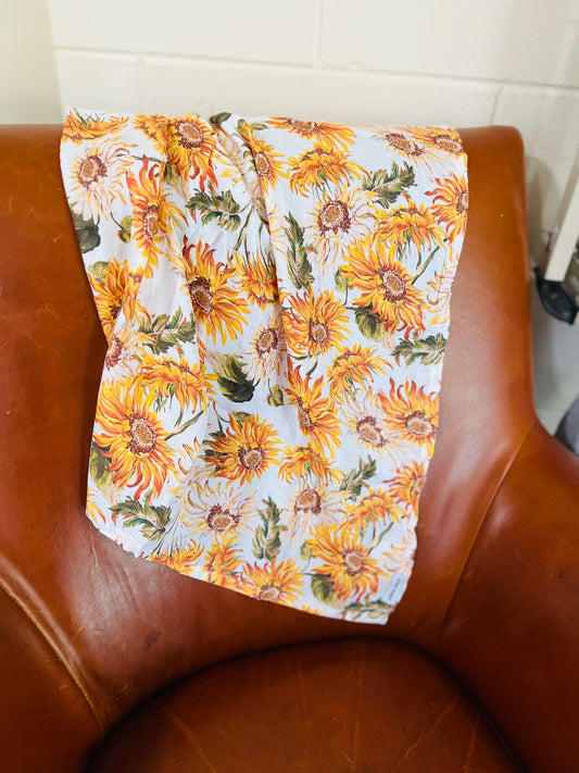 🌻Sunflower🌻 Fields  Bamboo Cotton Cloth