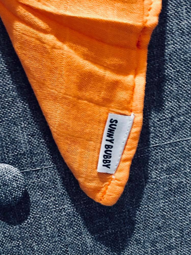 Orange Orchard Bamboo Cotton Cloth