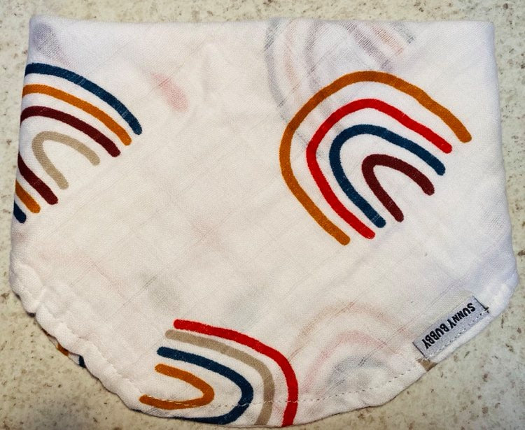 Rainbows Bandana Bib/Neck Sun Cover