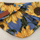 Blue Sunflowers Bandana Bib/Neck Sun Cover