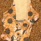 Pink Sunflowers Reusable Bamboo Cotton Cloth Pads