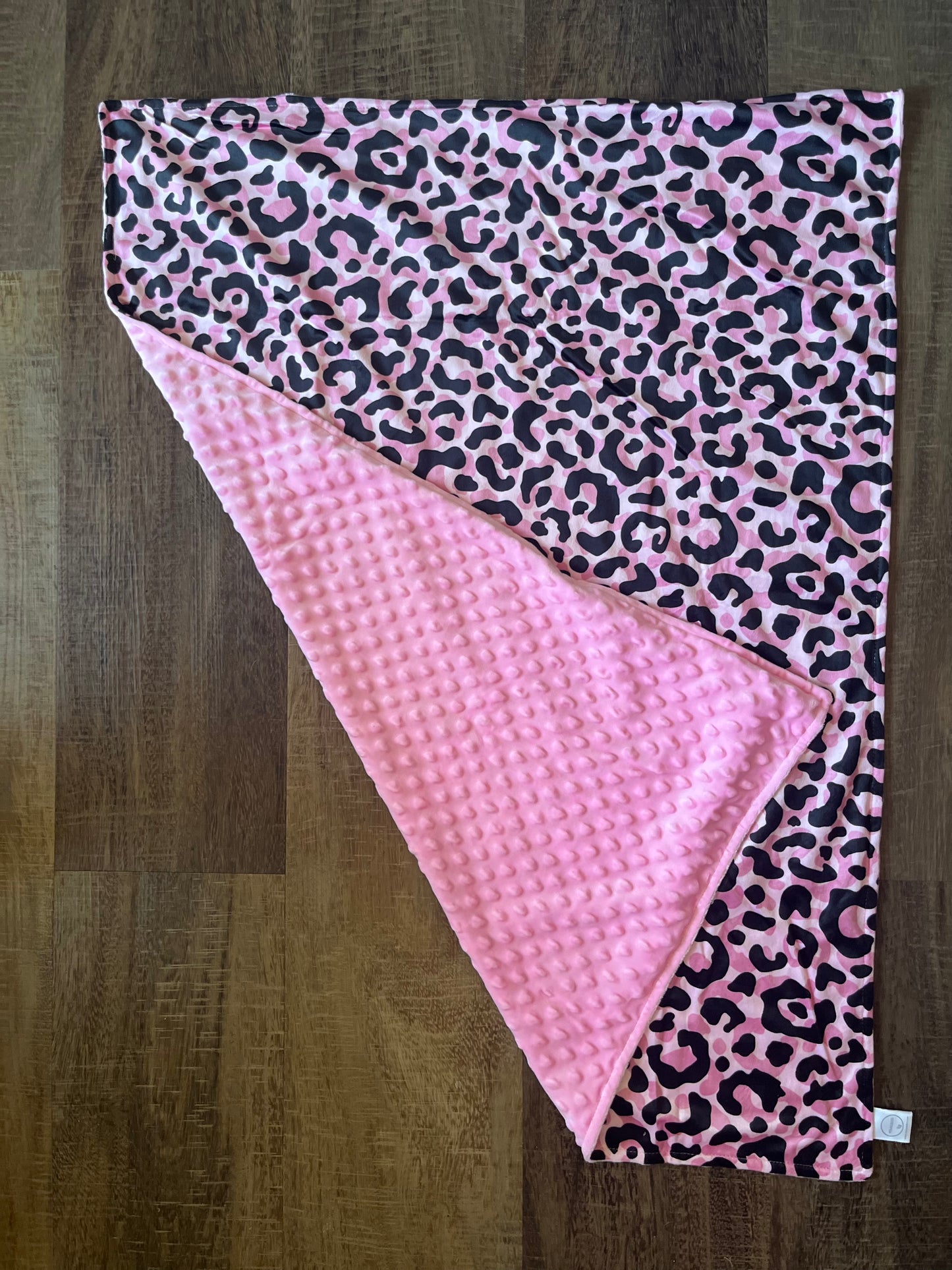 Cotton Snuggle Blanket - Pink Safari